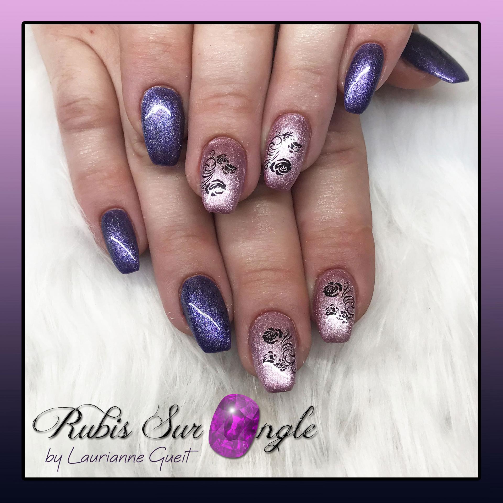 Rubis Sur Ongle Manucure Violet