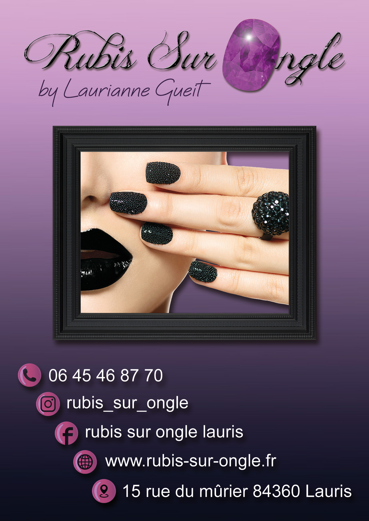 Rubis Sur Ongle Manucure Lauris
